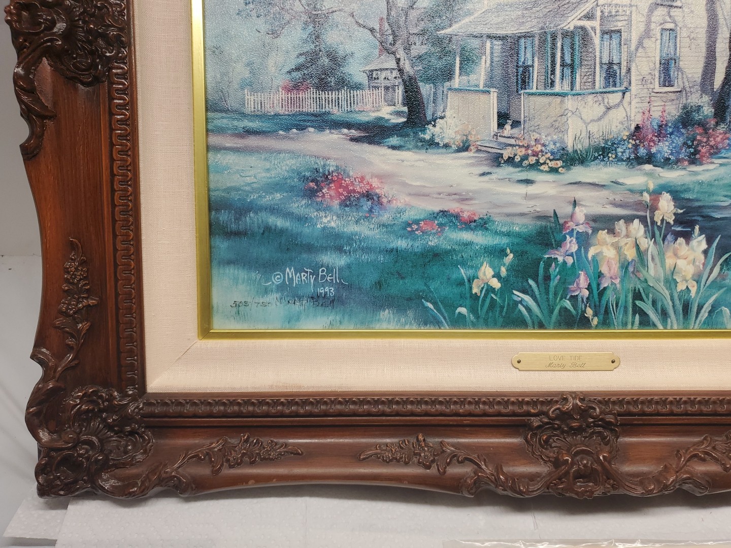 Marty Bell “LOVE TIDE” – Limited Edition Canvas #505/750 –With Certificate 16×20