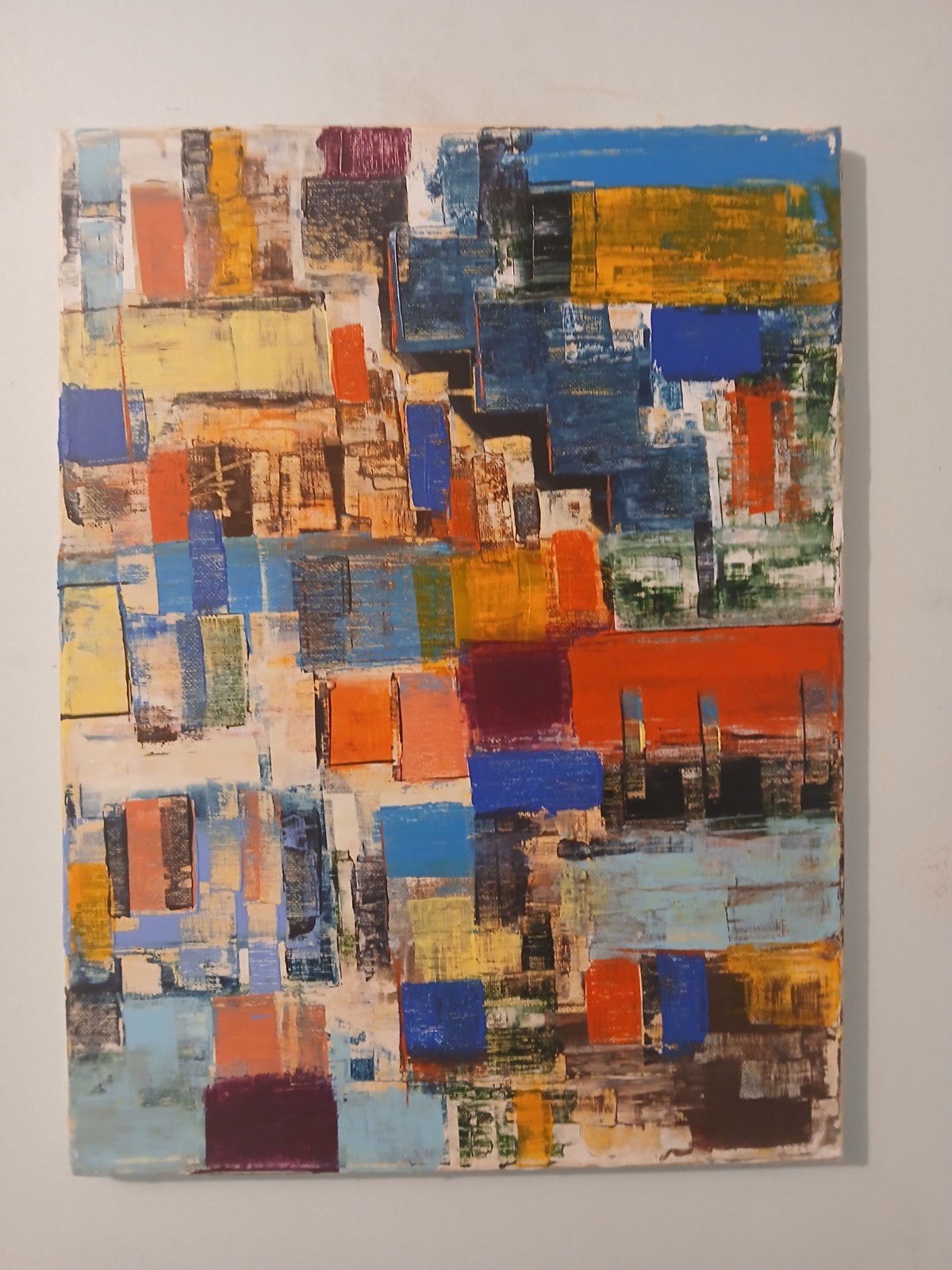 original abstract acrylic painting on canvas
