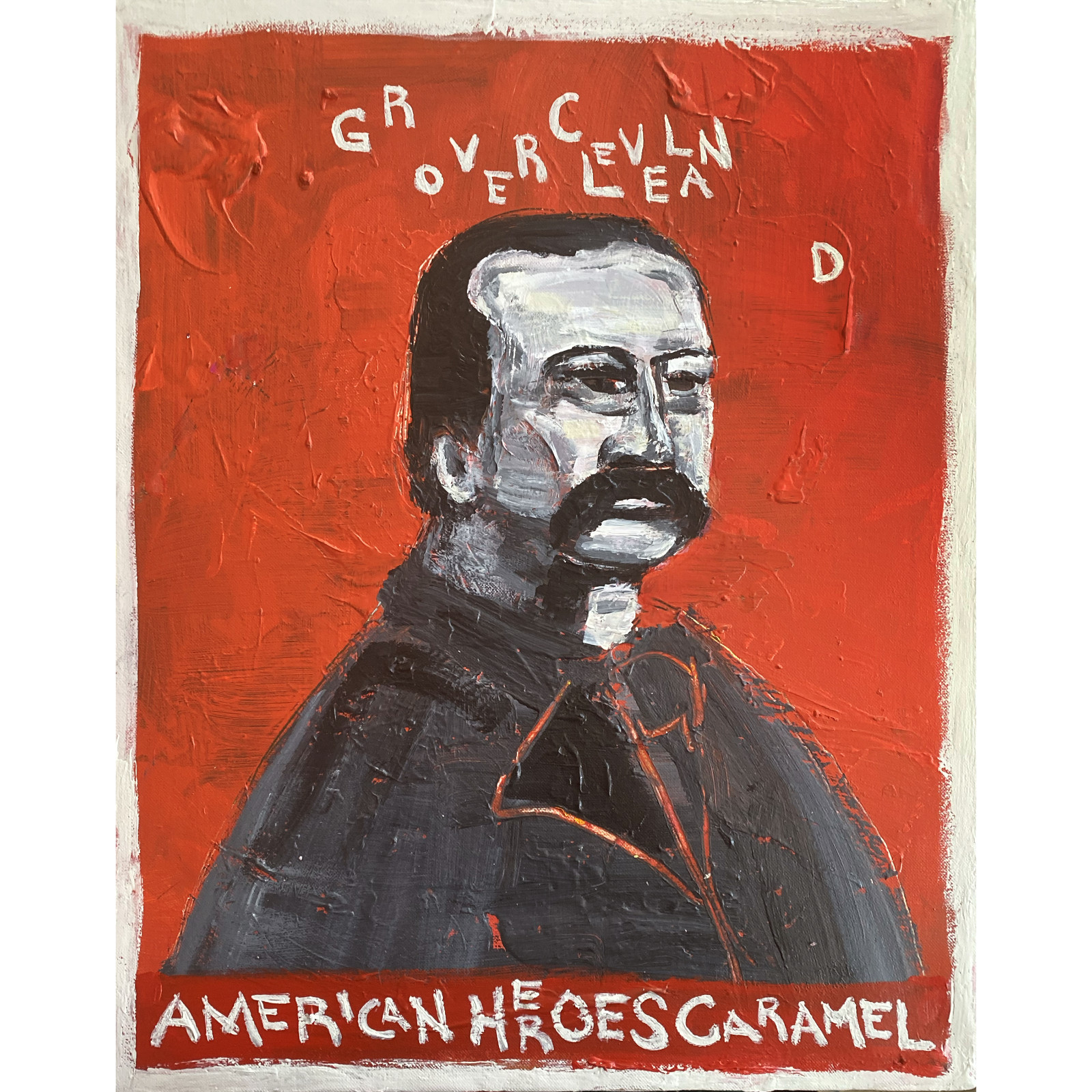 Grover Cleveland – Acrylic on Canvas 16x20in @elsantosworld Sergio Santos