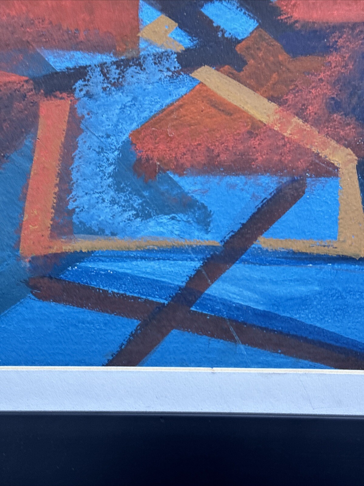 DOROTHY SKLAR PAINTING ABSTRACT EXPRESSIONISM GEOMETRIC MID CENTURY CUBISM 1950
