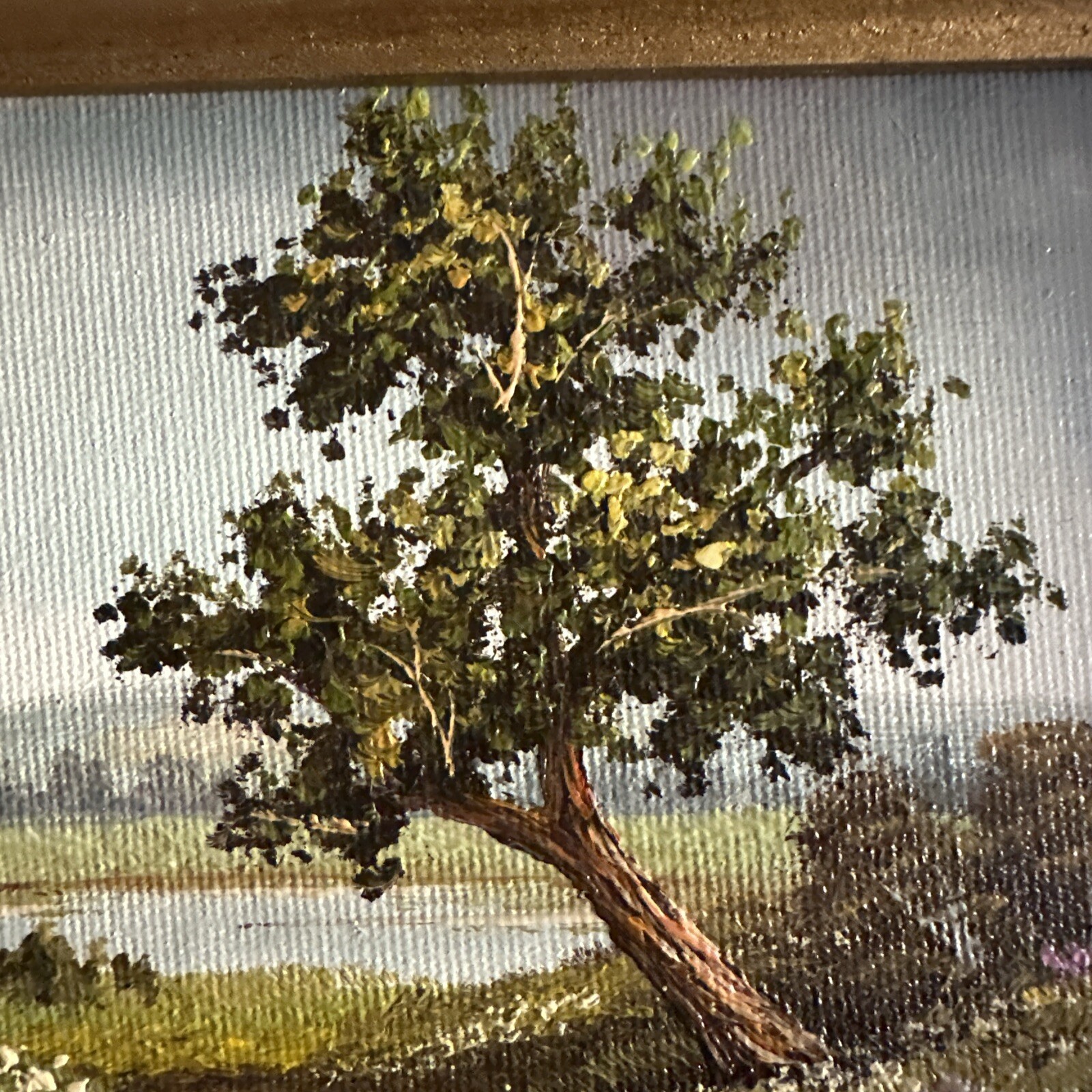Oil Painting By Homer – Landscape Art, Trees, Flowers