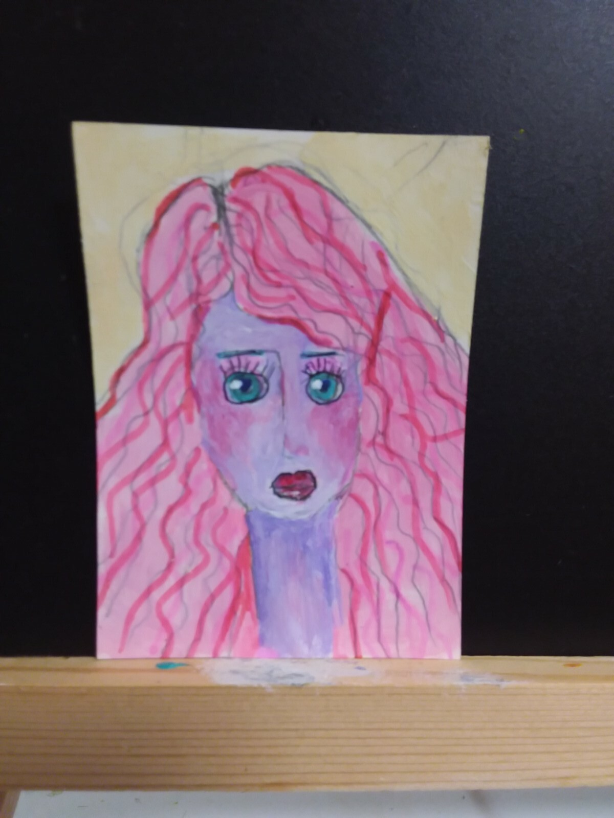 Female Face ATC Card