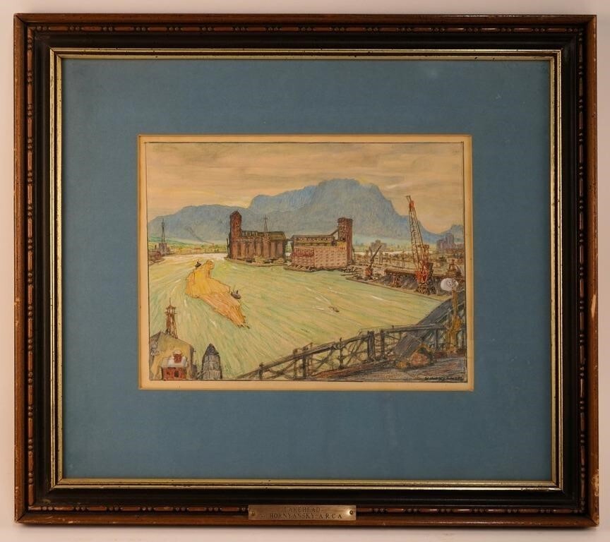 Nicholas Hornyansky Canadian Pastel Lakehead Northern Ontario Thunder Bay