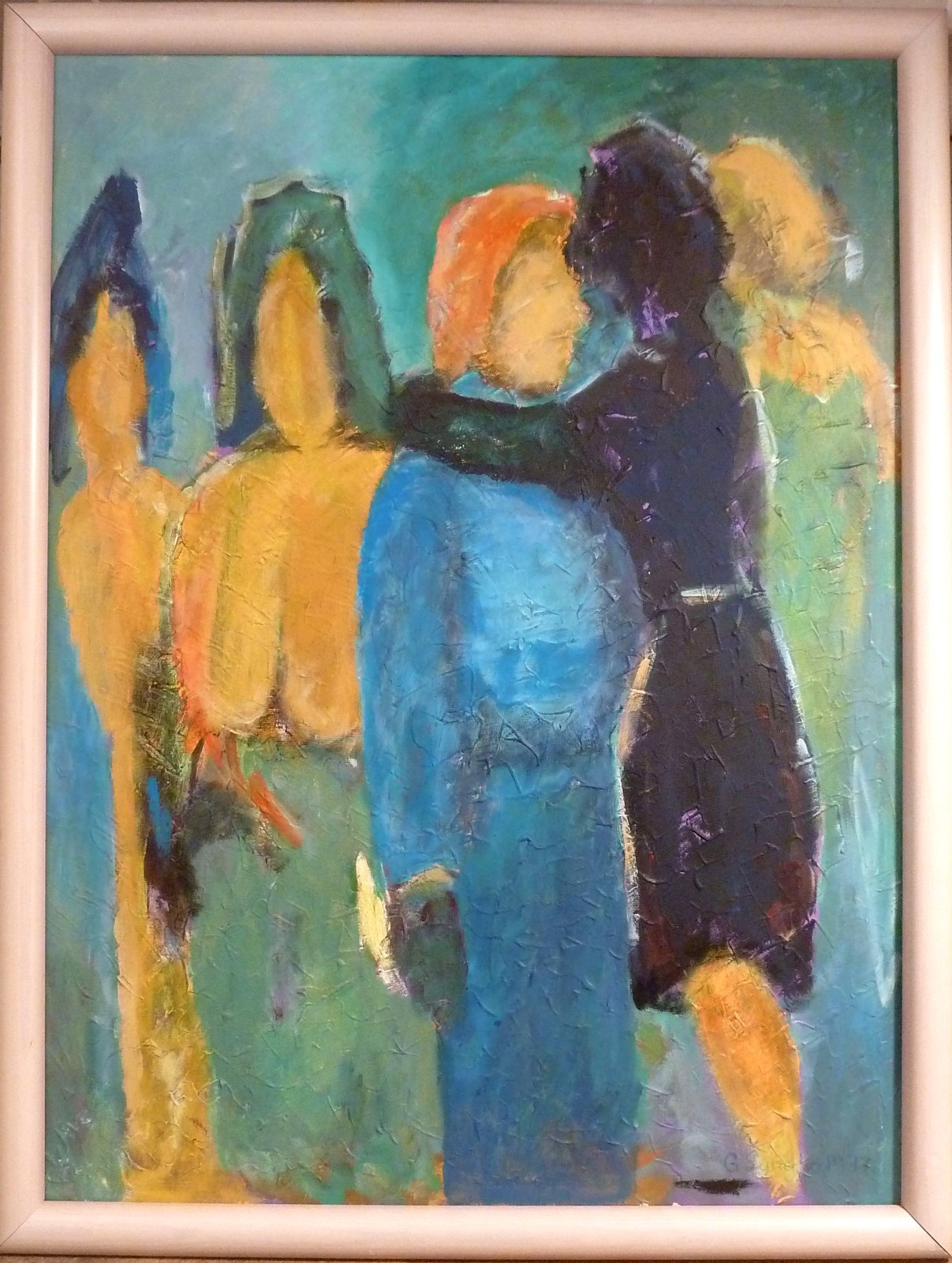 GUDMUND LYNGBO! COMPOSITION WITH FIGURES