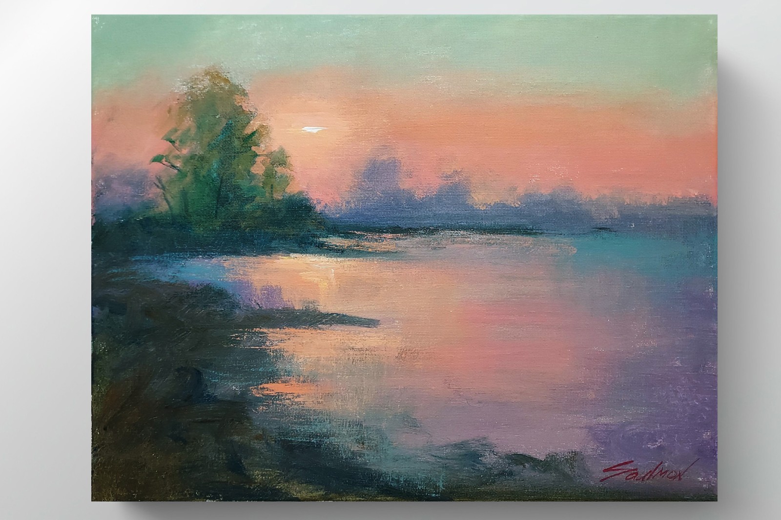 Original Impressionist Painting on 14×11 inch Canvas – Signed by the Artist