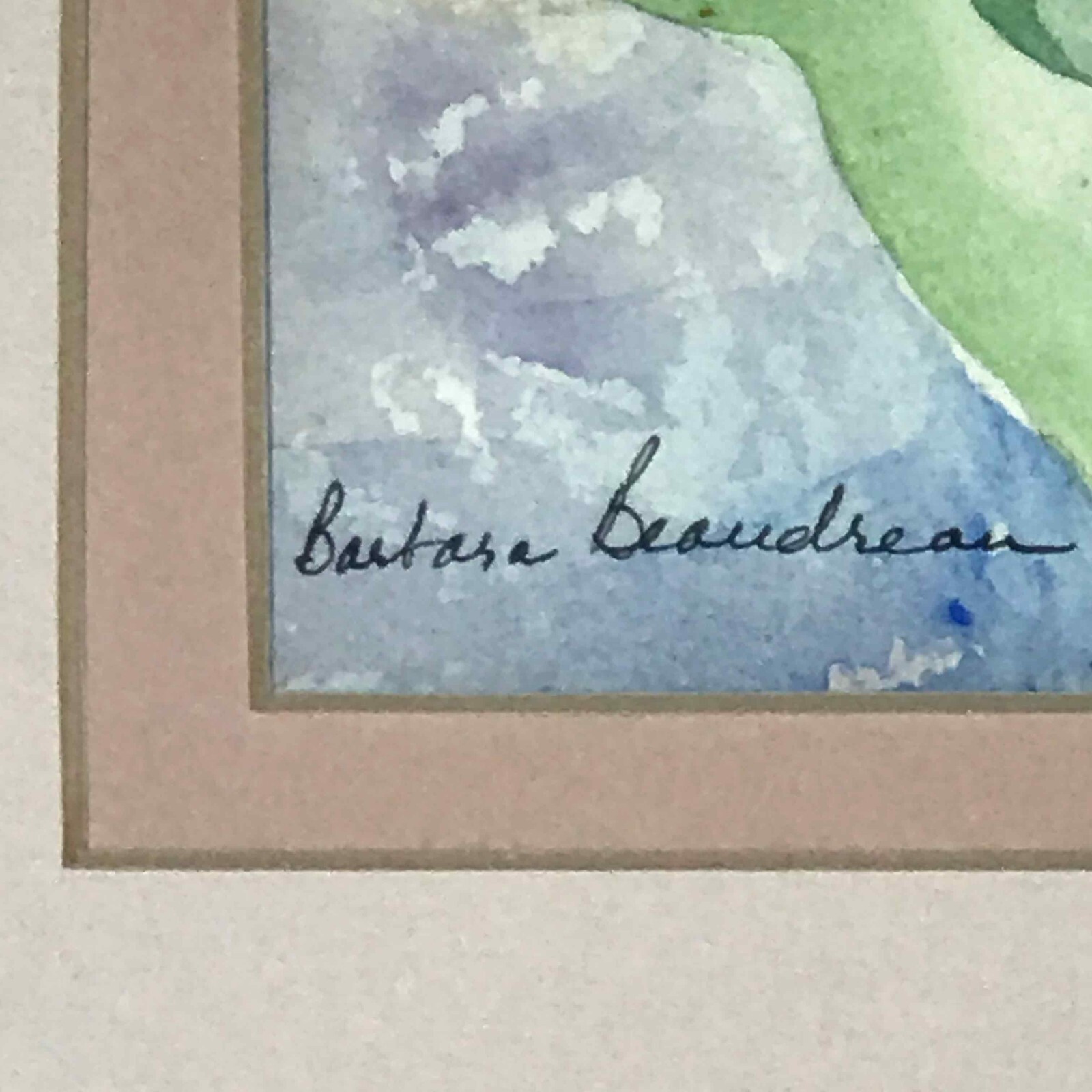 Barbara Beaudreau Tulip Duet Watercolor Painting Californian Artist