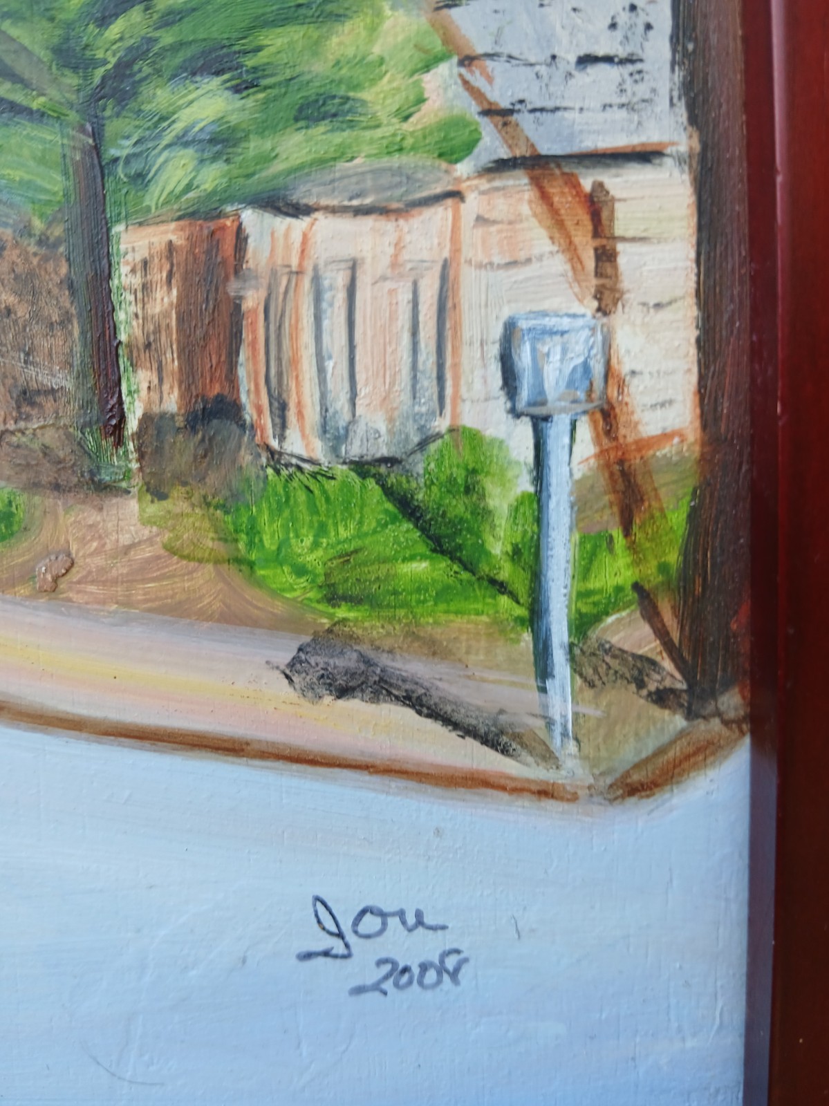 Andrew Carnegie Library, in Baker, Oregon, Painted by Lori, 2009, Well Framed