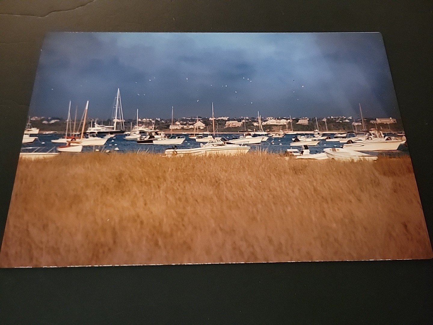Cape Cod Harbor Sailboats Metal Photo Print 14 x 9.25″ Nautical Coastal Wall Art