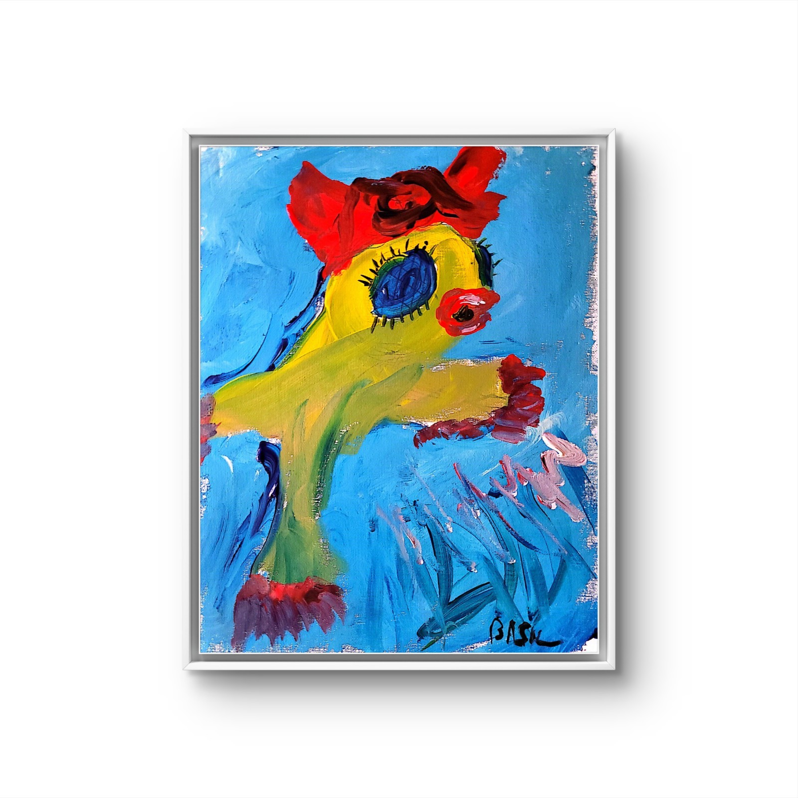 Goldfish Contemporary Expressionist Original Painting