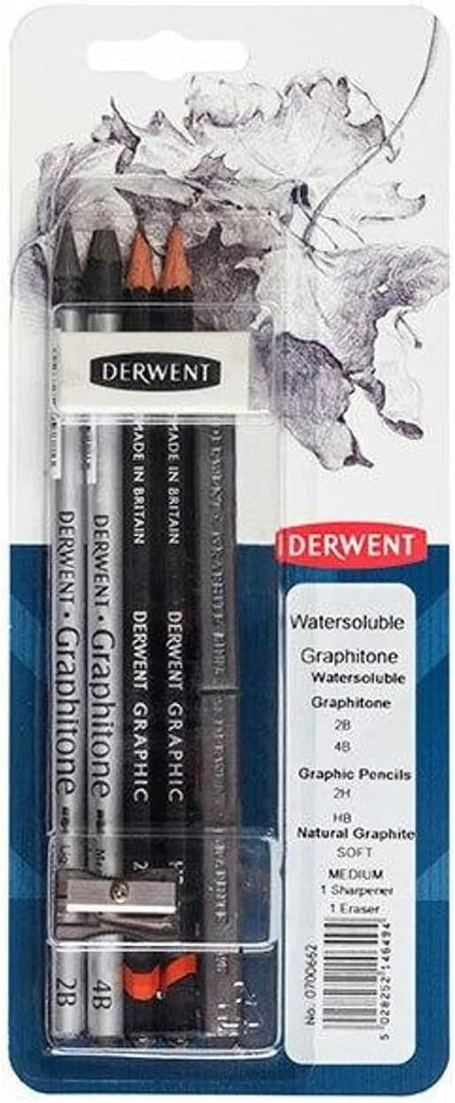 Water Soluble Graphitone Mixed Media, Pack, 8 Count (0700662)