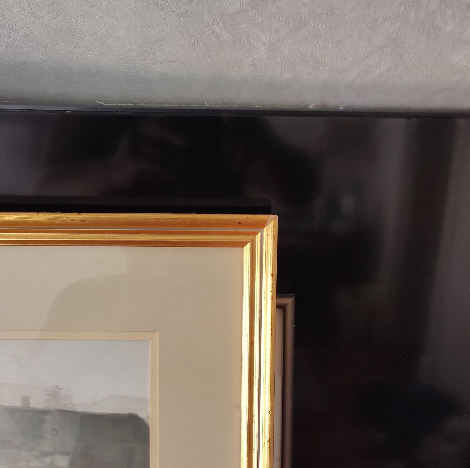 Robert Perrin Framed Signed Watercolor Seascape Painting with Bicycle, 1984