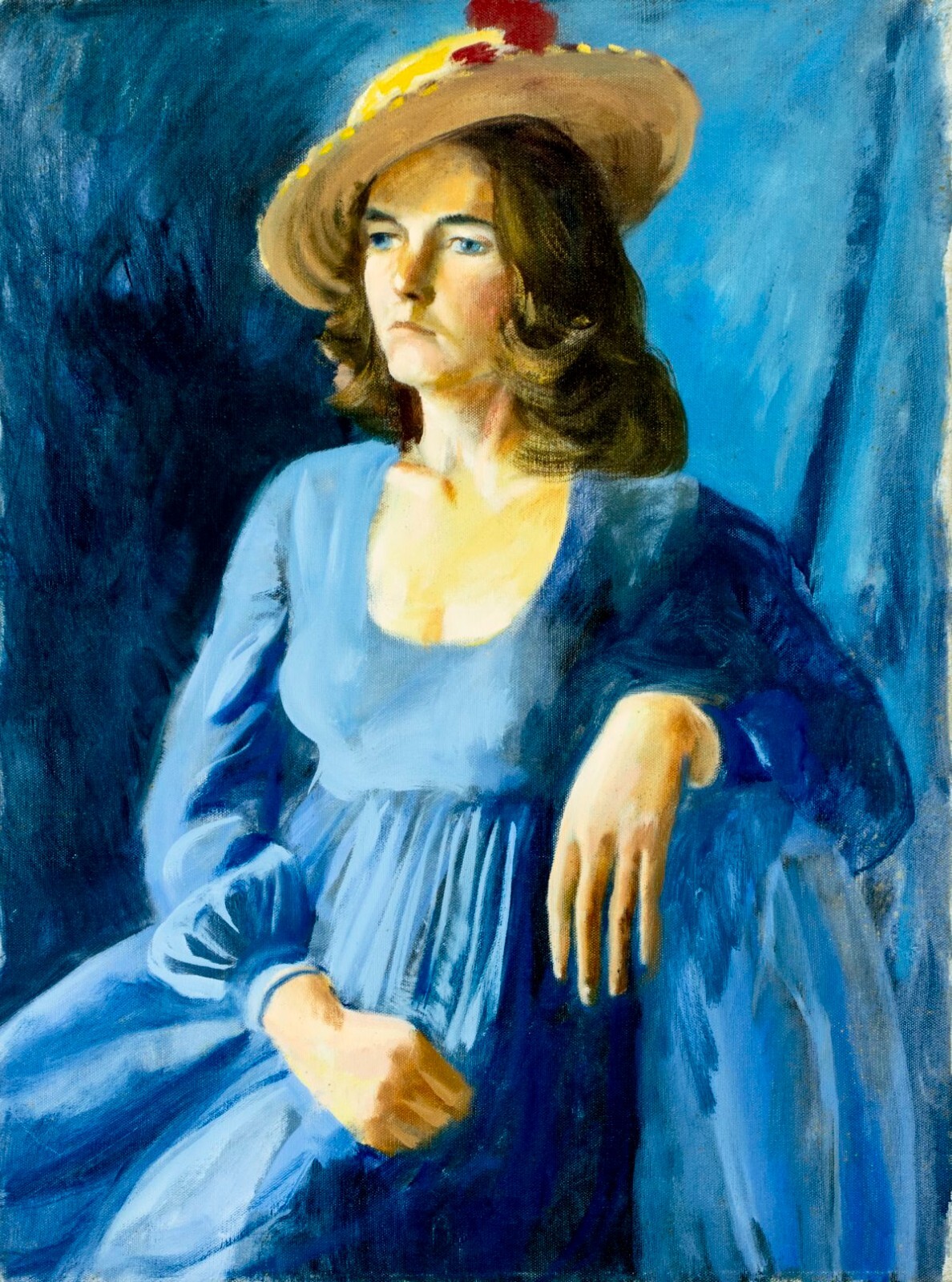 Robert Angeloch (NY,1922-2011) oil painting 149130