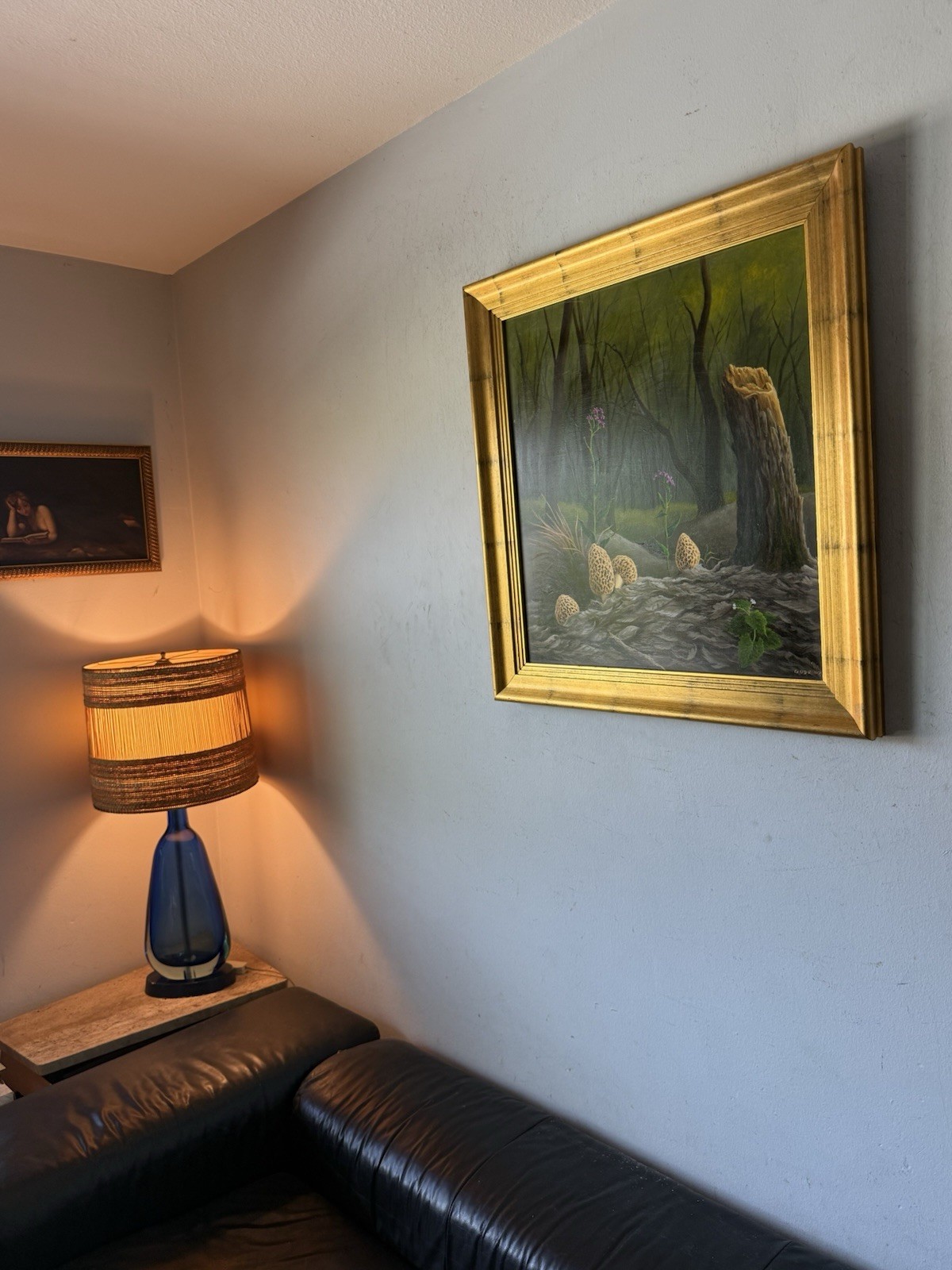 ANTHONY BENTON GUDE VINTAGE MODERN REALISM LANDSCAPE OIL PAINTING SURREALISM ART