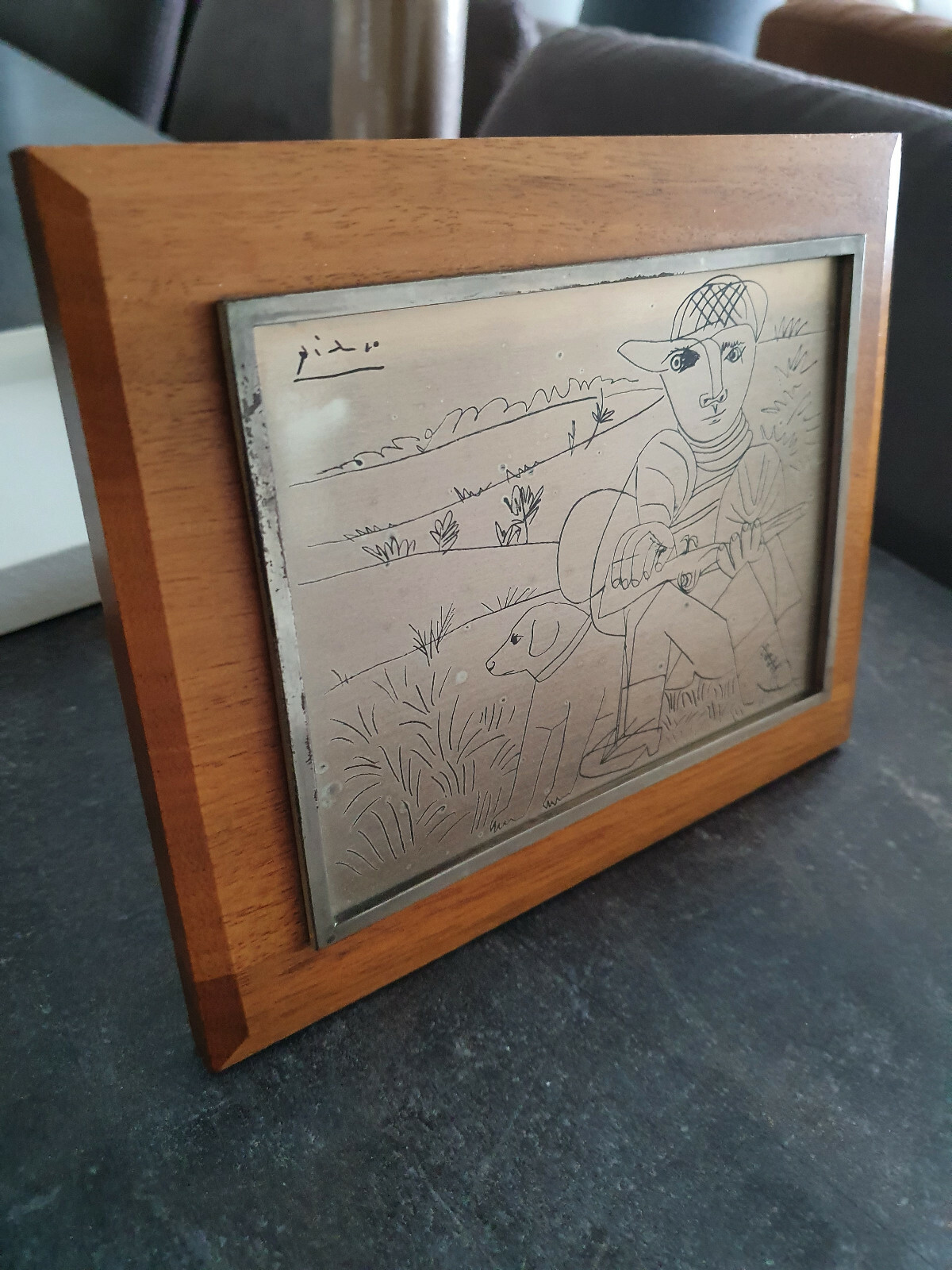 Extremely Rare! Pablo Picasso The Hunter in Sterling Silver Vintage Art Piece