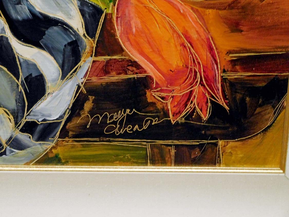 Maya Eventov «Afternoon Serenade» Original Acrylic on Canvas, H.Signed