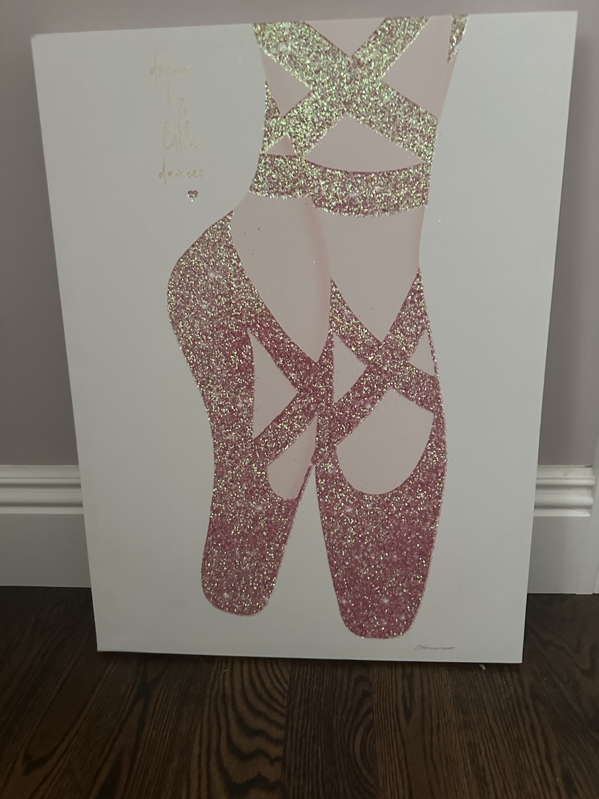 Original Abstract Ballet Shoe Painting