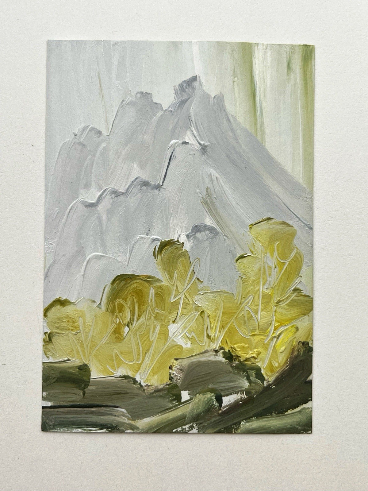 Fall Autumn Landscape Swiss Alps Mountain Forest Landscape Switzerland Painting