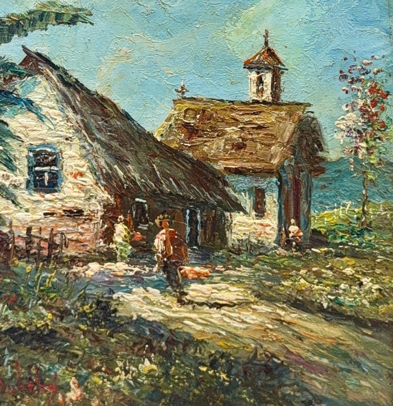 Anna Dubsky, Oil on Hard Board, Austrian (1939 – 1985)