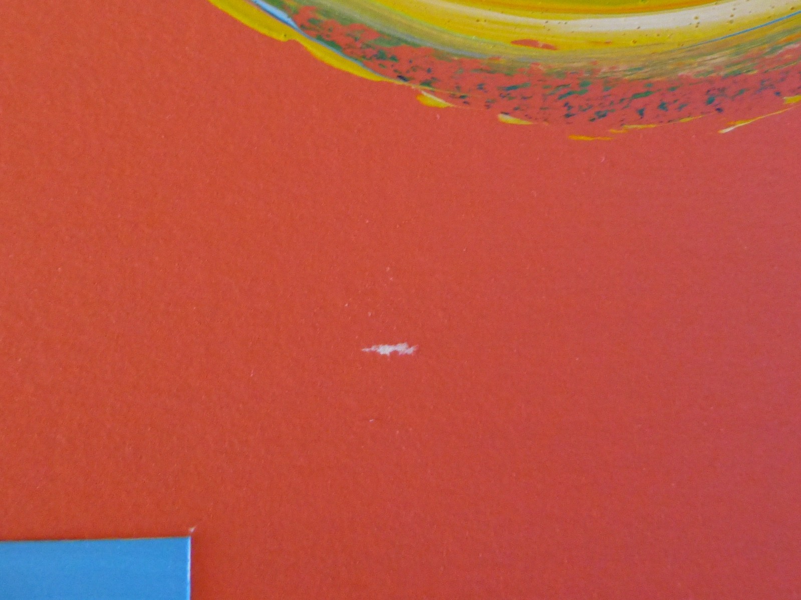 PETER MAX Standing Angel unique variation Orig. mixed media HAND SIGNED art, COA