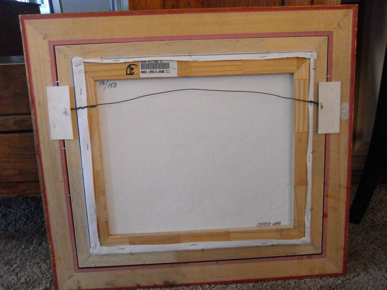 Alex Perez Hilltop II Framed Numbered 12/150 Painting Hand Signed Canvas 27×24
