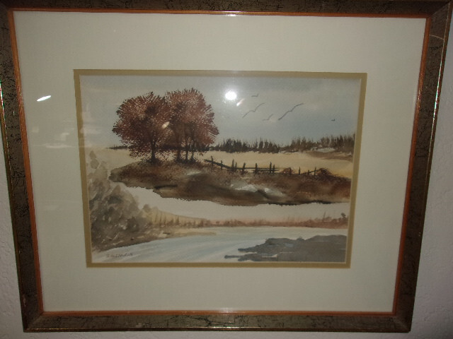 Original Water Color Painting by ronald l. loeffluer +++local pick-up+++
