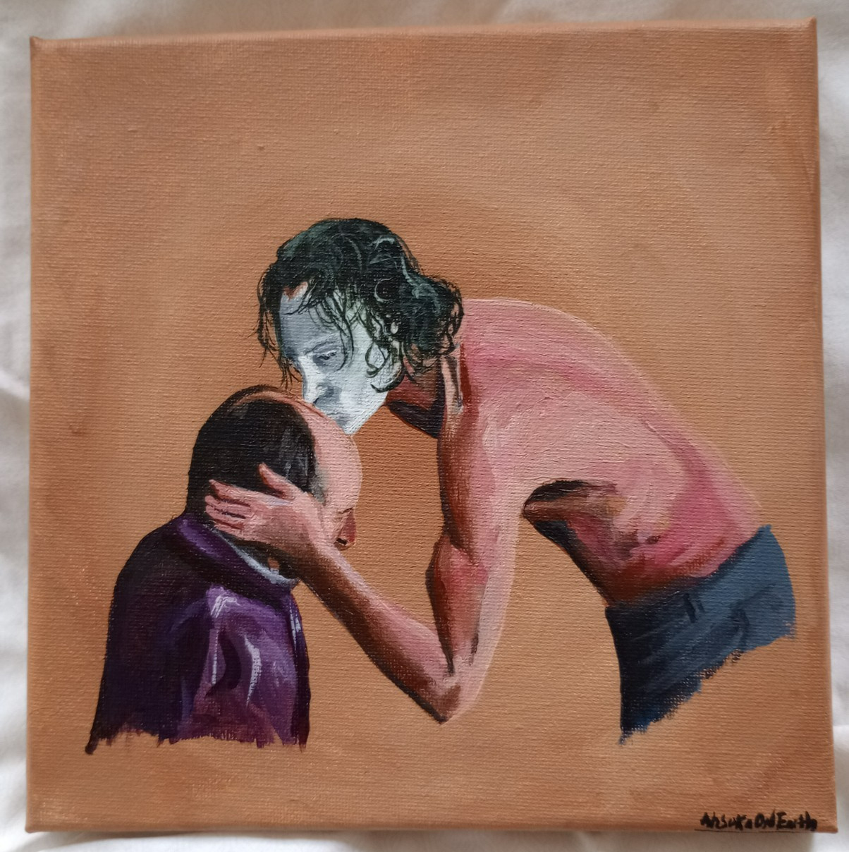 JOKER | ORGINAL ART 8 x 8 | You were the only one that was ever nice to me