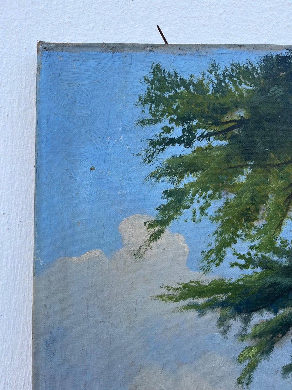 Impressionist Hugo Petersen Idyllic Summer Landscape Oil Antik 34 5/8×25 5/8in