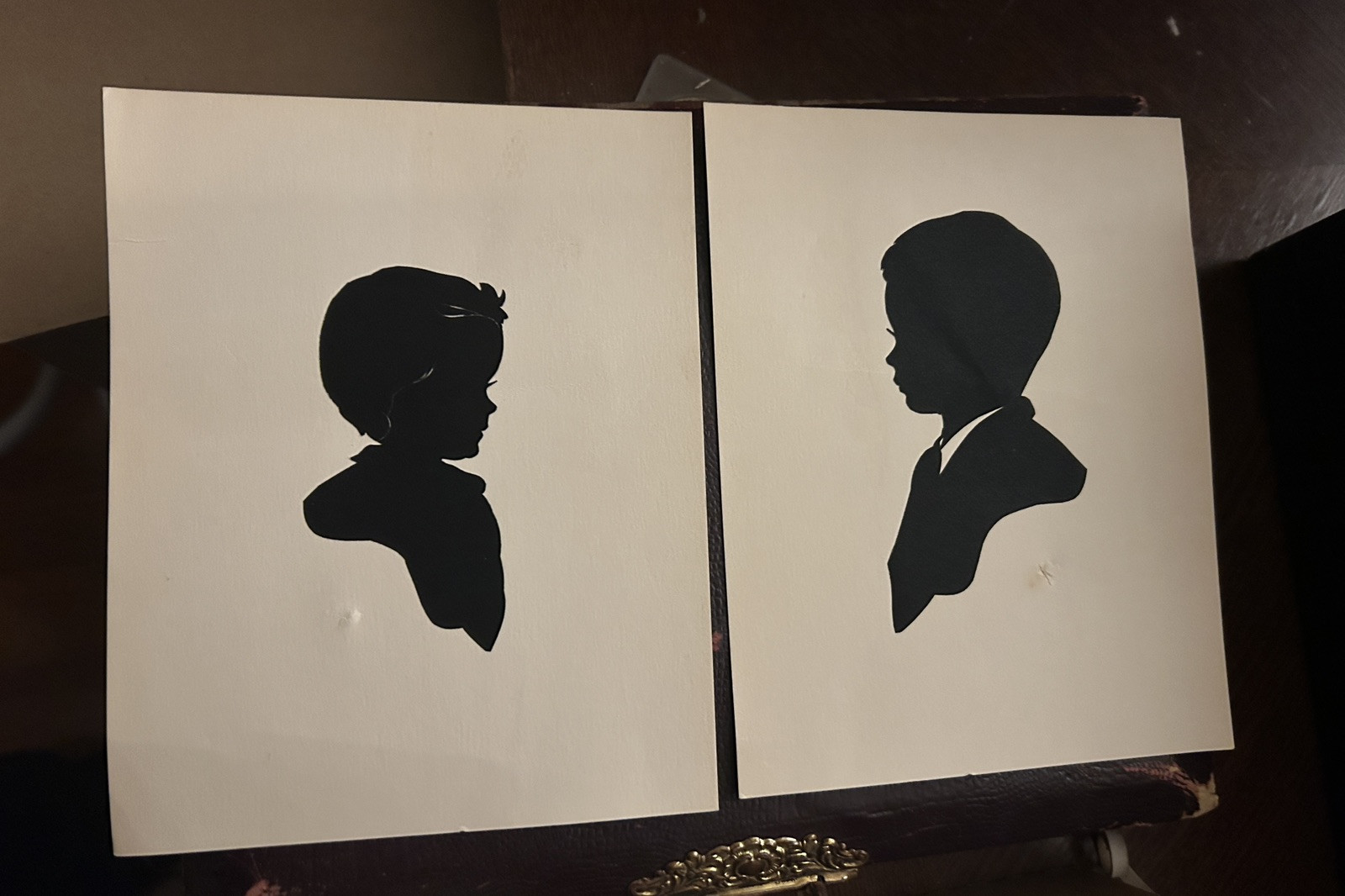 Laurene Rose Diehl (Boy & Girl Silhouettes) Dings In Each Pic