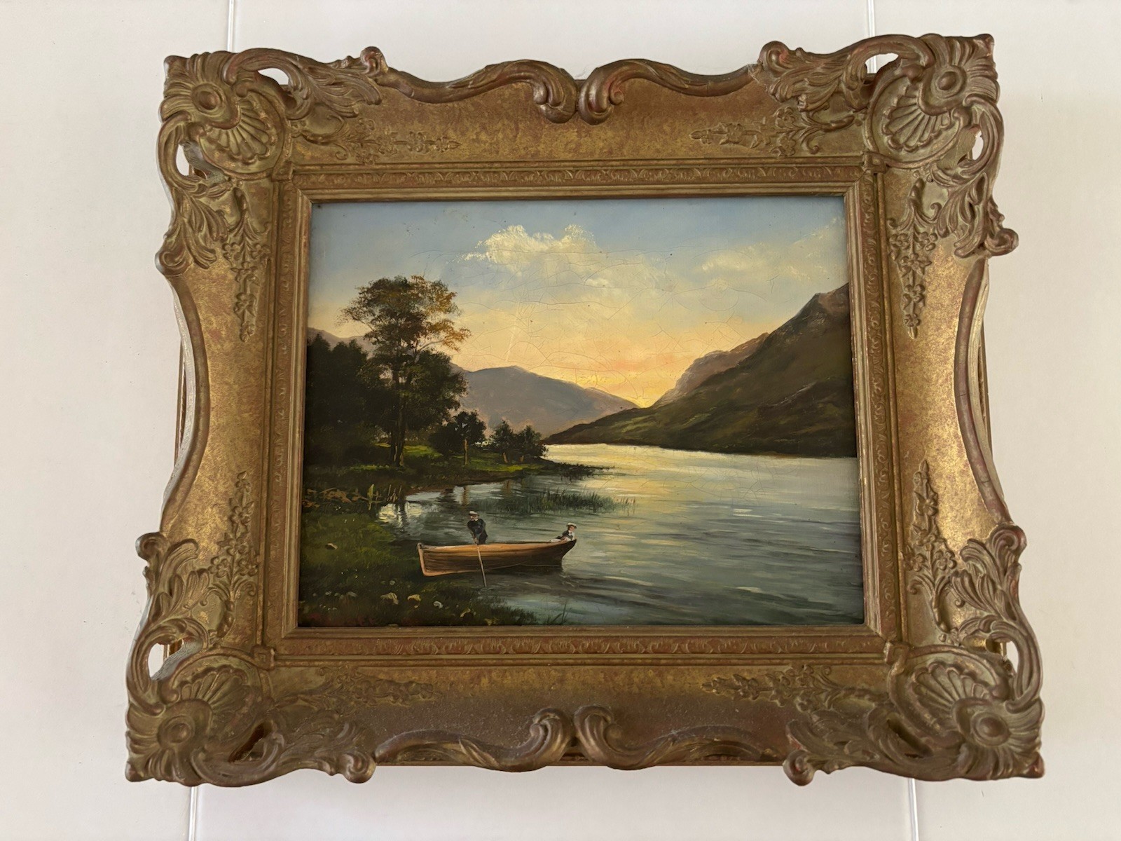 Two Vintage Oil Paintings Of Scottish lochs.