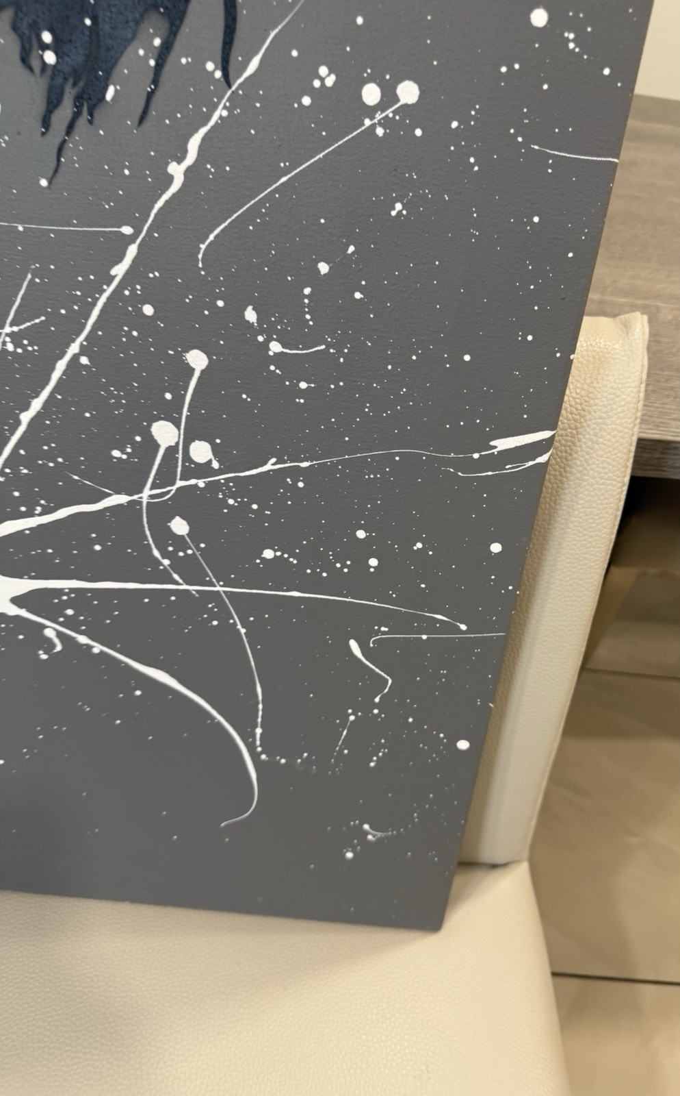 GRAFTER Original Signed “Splash” Canvas Modern Contemporary Art 40 By 30 Inches