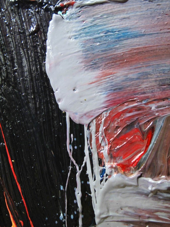 24×18″ MODERN ORIGINAL OIL█PAINTING█VINTAGE█IMPRESSIONISM█ART SIGNED ABSTRACT A