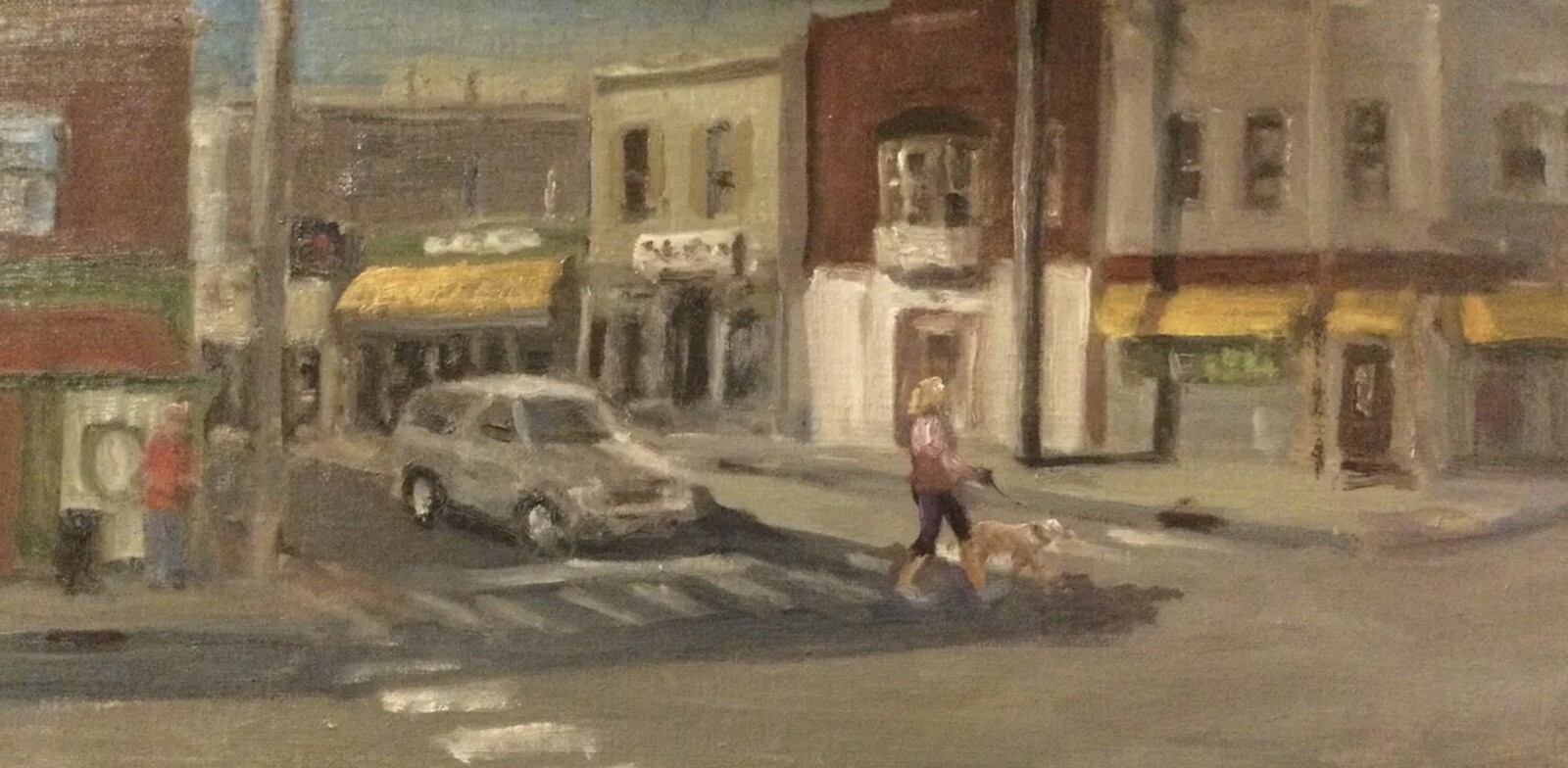 Fulton And Diamond, Grand Rapids – Original Oil Painting