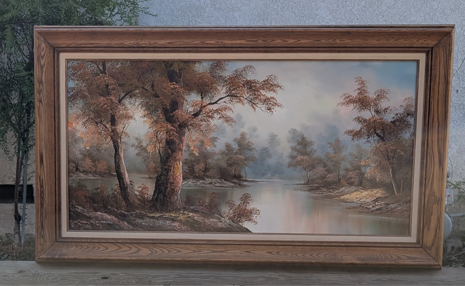 Clara Inness Oil Painting signed
