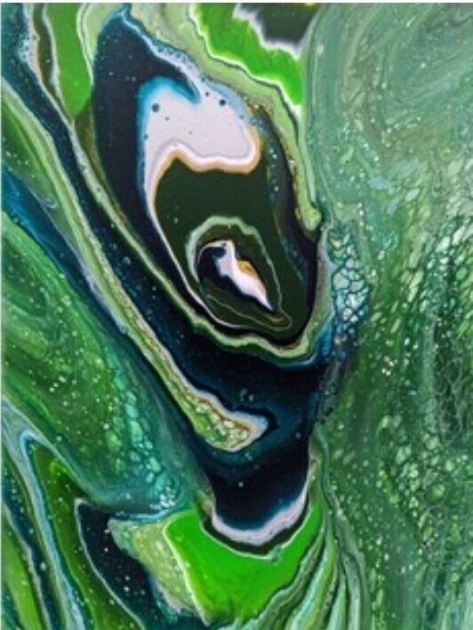 Midnight Glow II By Thanh Lyons Founder Of My Art Address, Acrylic On Canvas