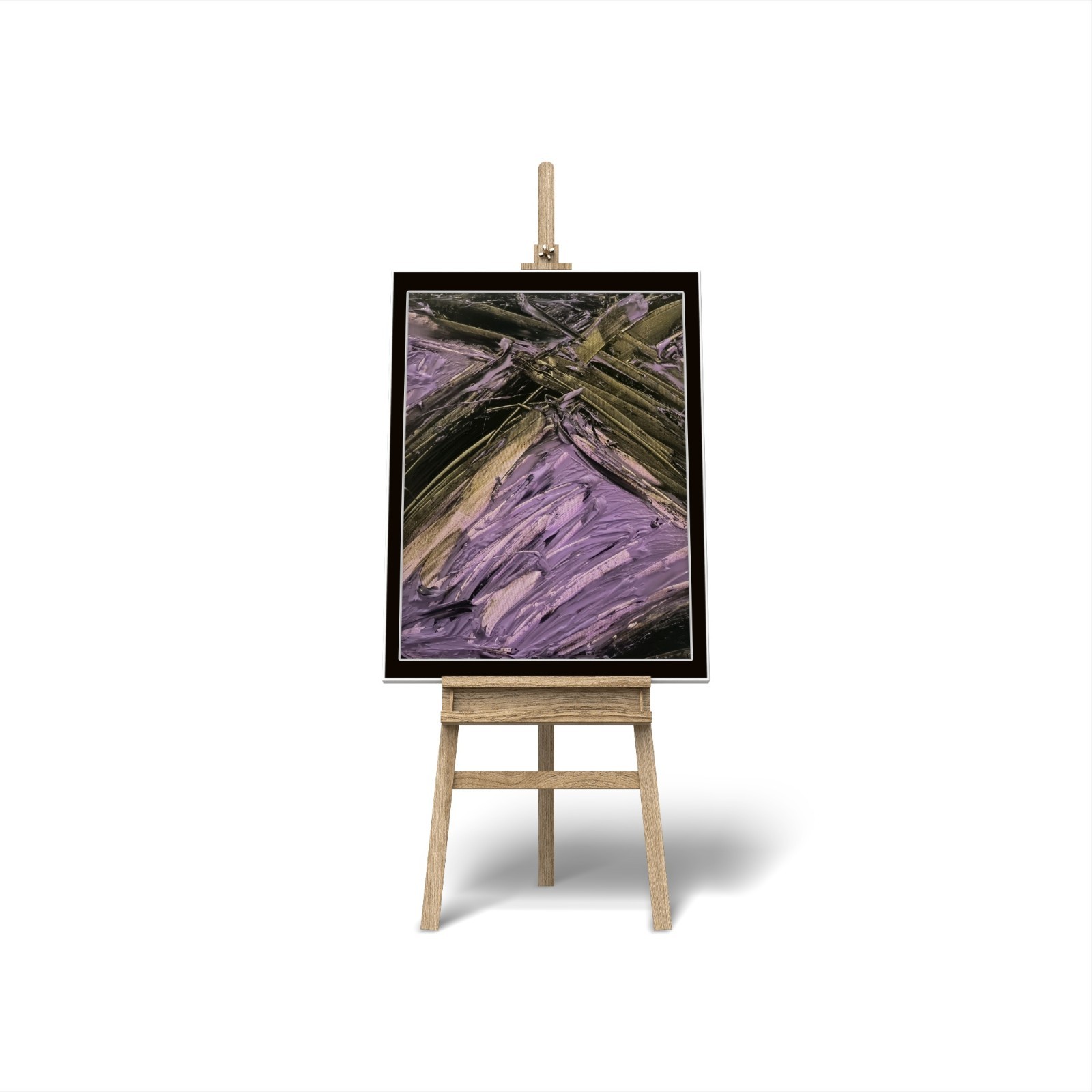 Trey Coppland, Fault Line Abstract Acrylic Painting, Medium, Original, Signed