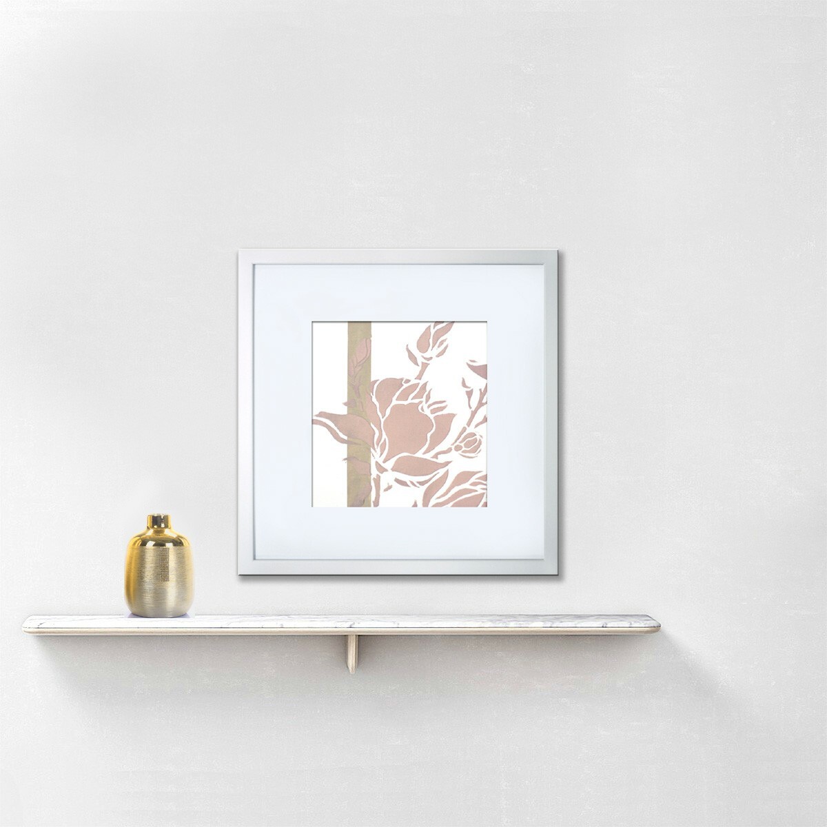 Original Floral Painting Pink Magnolia