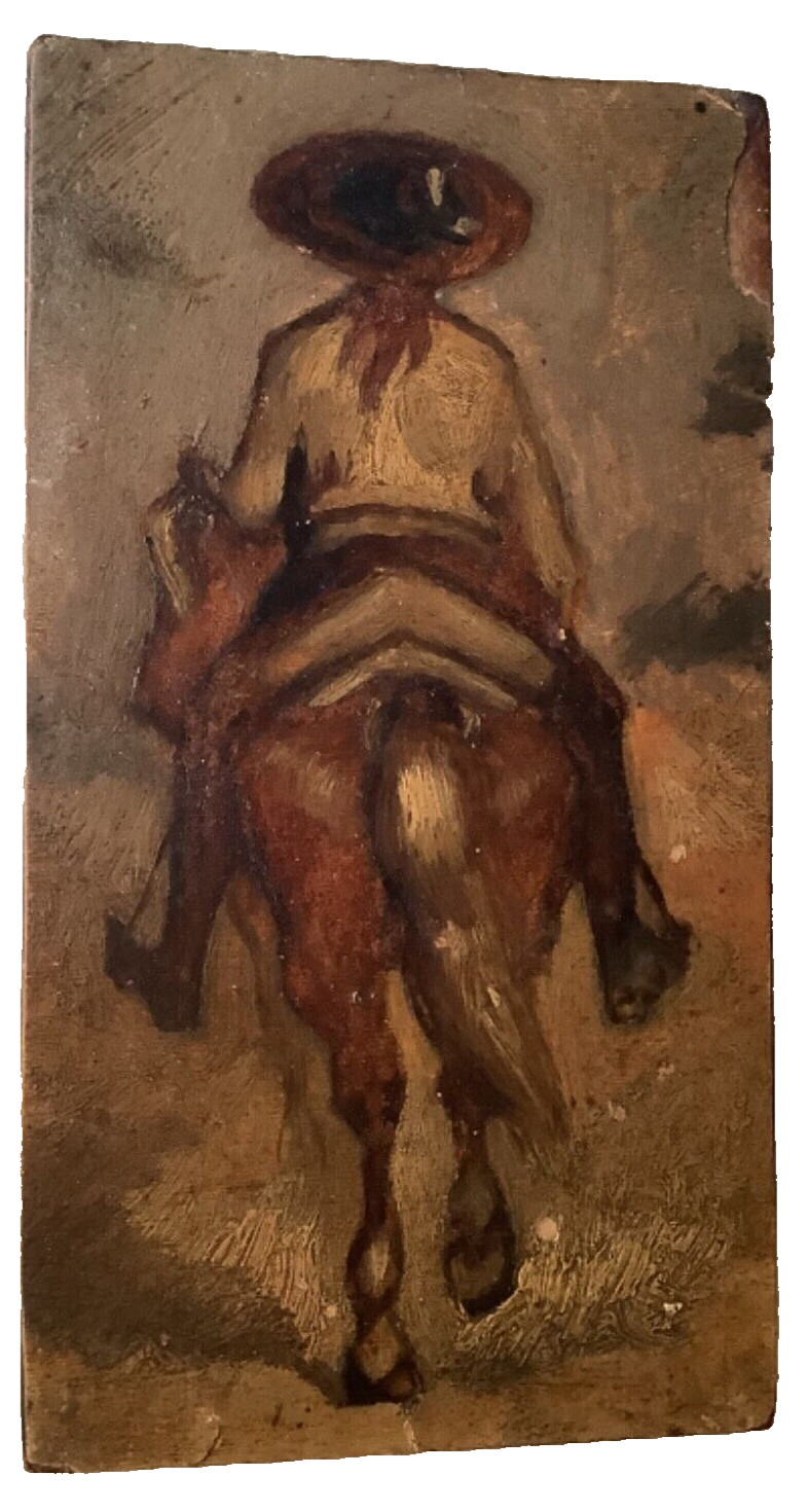 19th Century Spanish Picador Impressionist Oil Painting Circle Ruiz Picasso