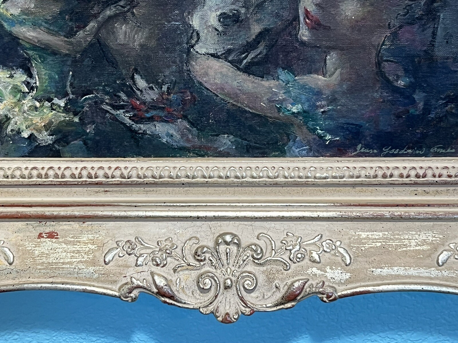 RARE -JEAN GOODWIN AMES -ORIGINAL PAINTING DALZELL HATFIELD GALLERIES L.A. -1945