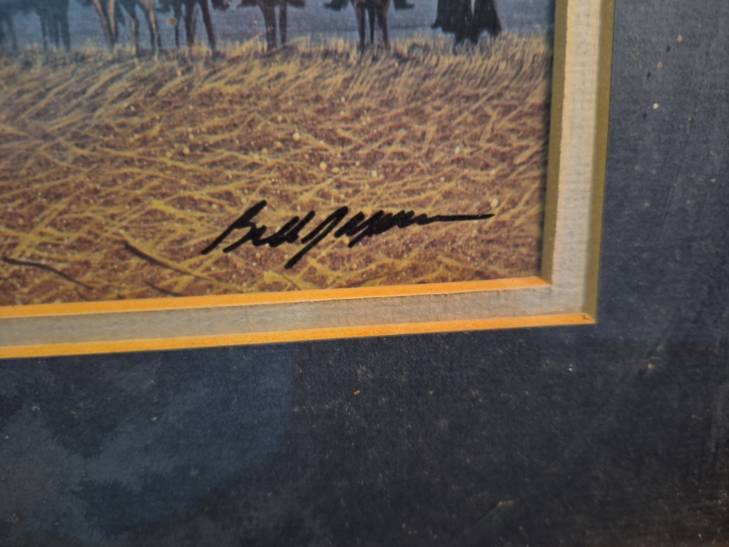 Twenty Dollars a Head, Bill Jaxon, signed W/COA FRAMED MATTED