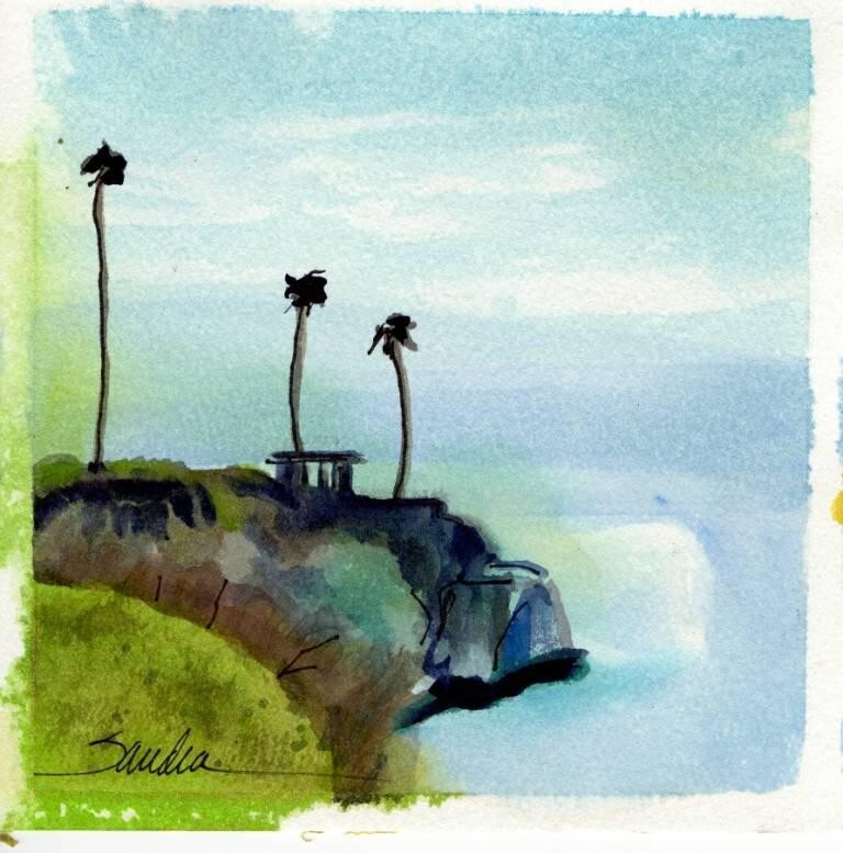 Pismo : Sandra Watercolors™ California : ORIGINAL PAINTING