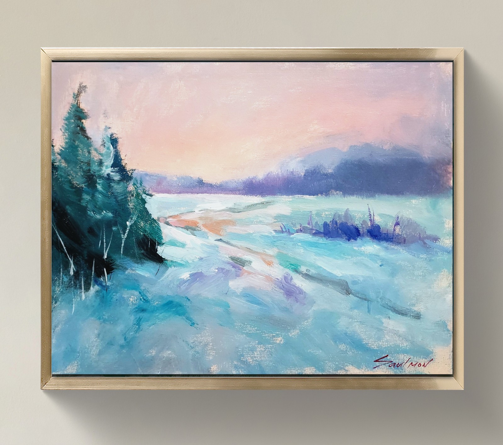 Original Impressionist Painting on 14×11 inch Canvas – Signed by the Artist