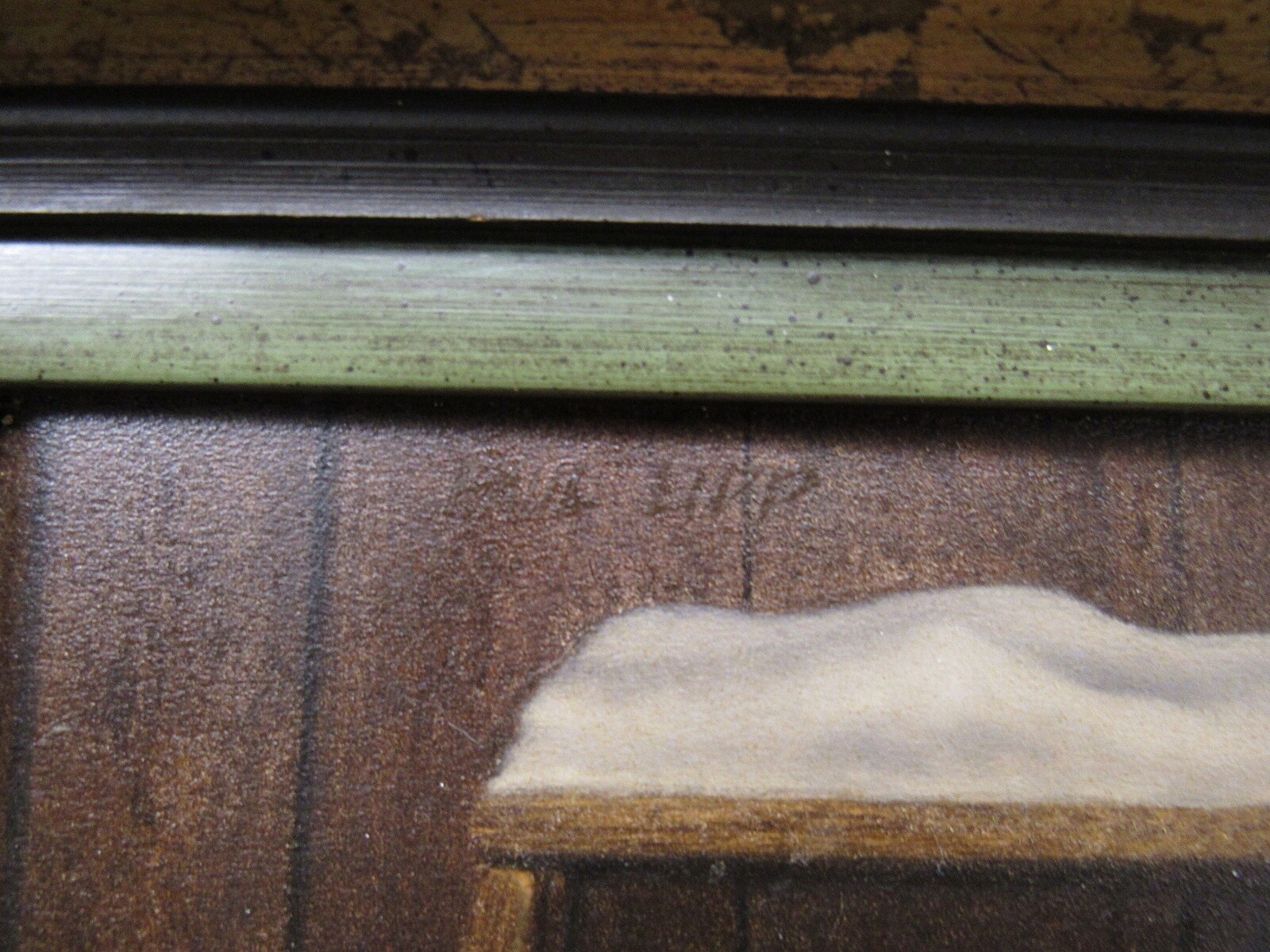 Paul Lipp Realist Still Life Ptg of Snowy Old Barn Listed Connecticut Artist