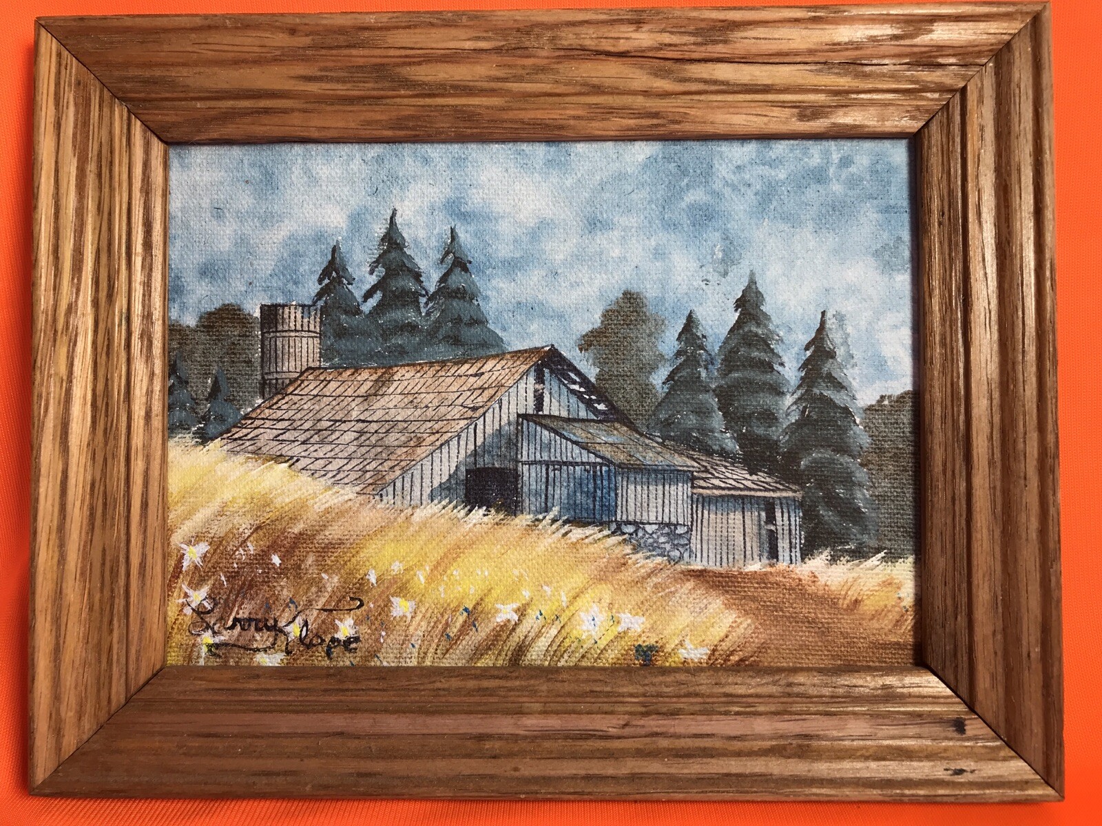 Larry Klope Painting Farm House 5”x7”