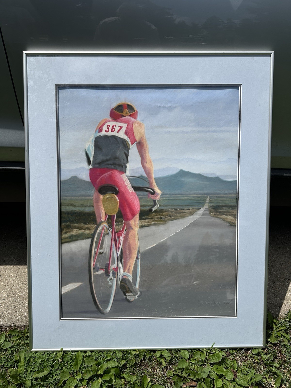 B. Hopkins Pastel Painting “Racer I” Exceptional Merit Award 1987
