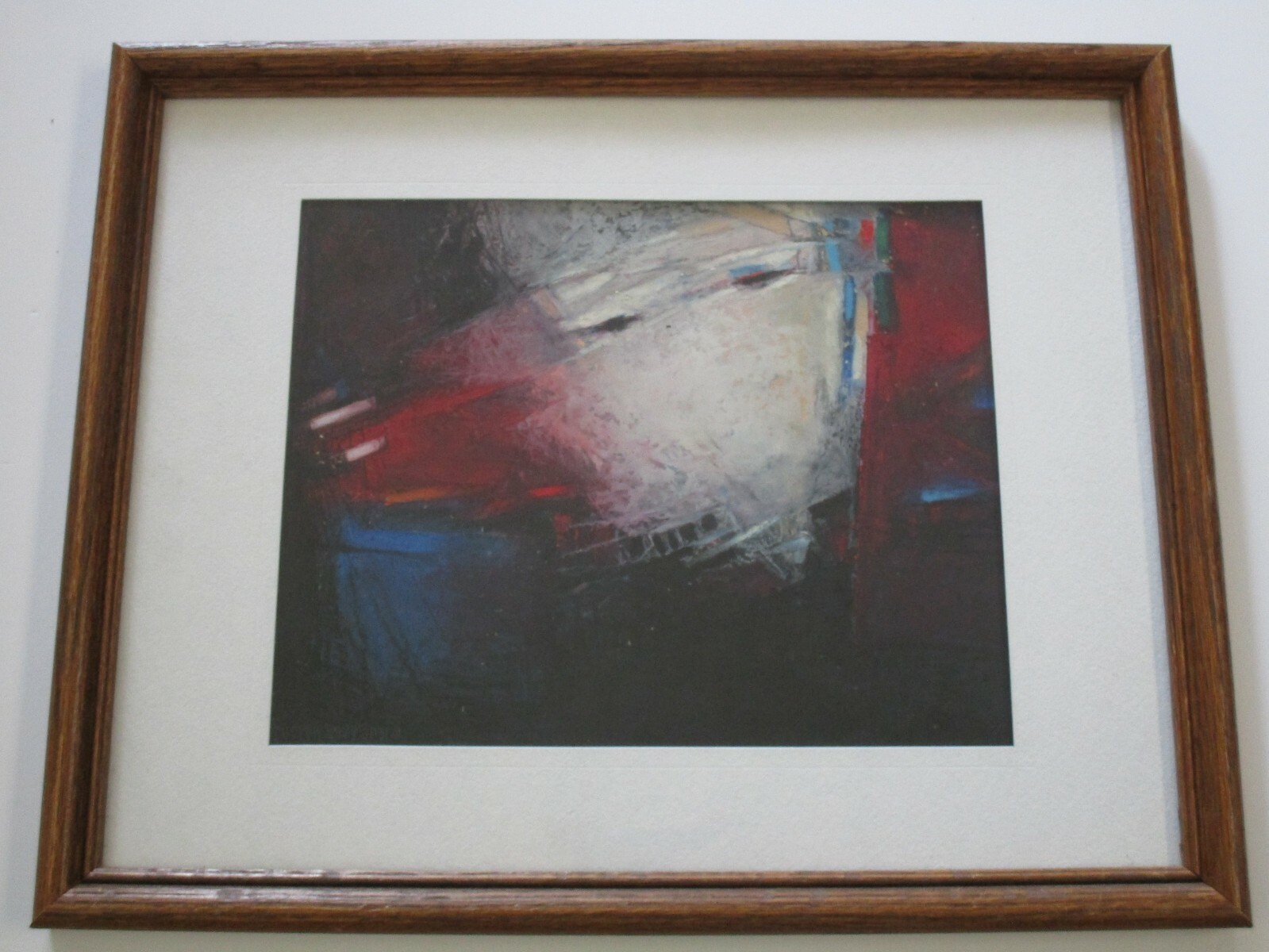 JUDITH HEBREW SIGNED ABSTRACT DRAWING MODERNIST EXPRESSIONISM NON OBJECTIVE