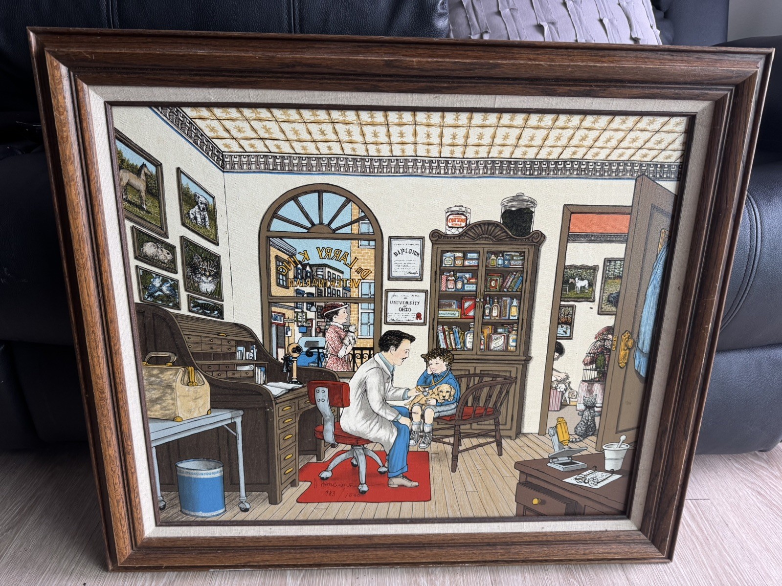 H. Hargrove Vintage Signed Painting