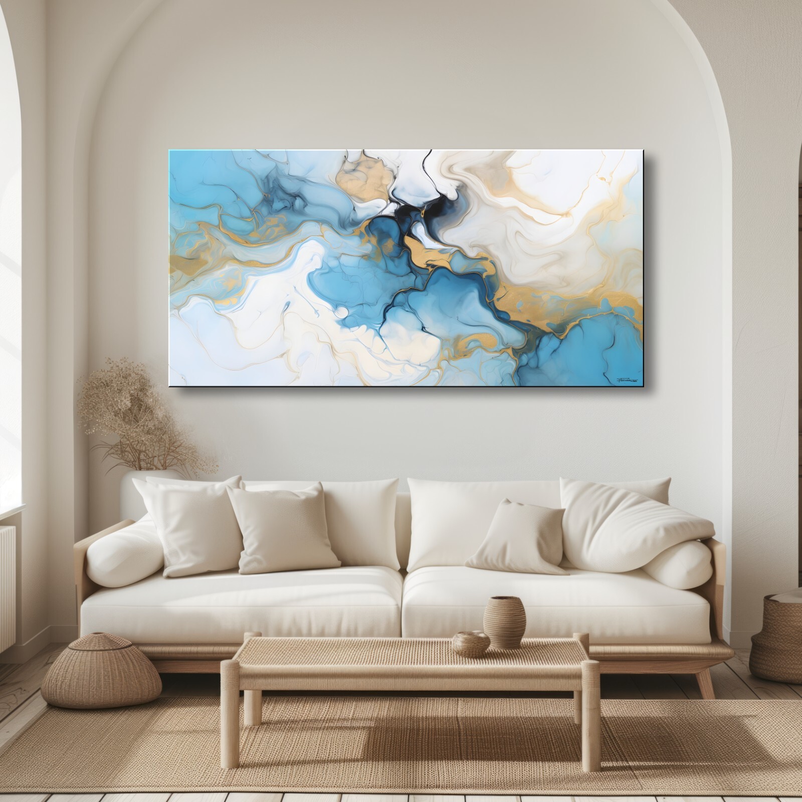 Large Canvas Painting, Modern Canvas wall art, Abstract Artwork