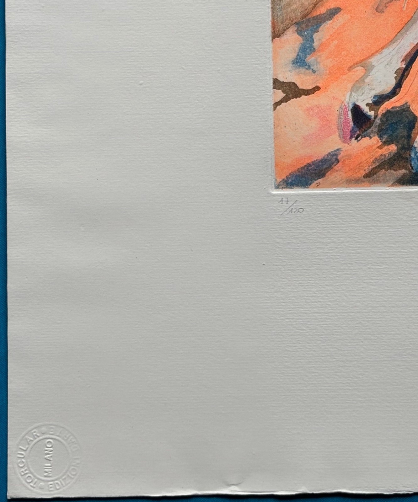 Aligi Sassu Signed Untitled Original Lithograph Limited Edition