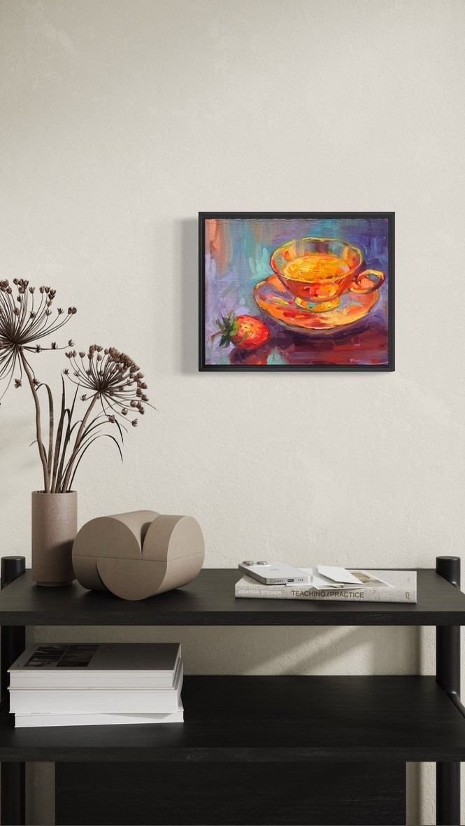 Still Life oil painting original still life simple kitchen impressionist art