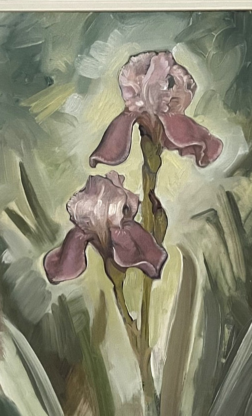 «Two Purple Iris»
